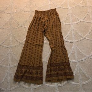 Free people wide leg pants